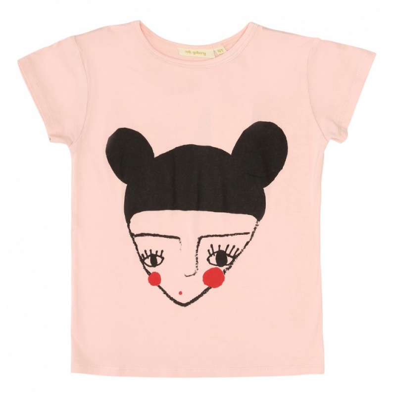  Soft Gallery Pilou T-shirt, Rose cloud, Topknot