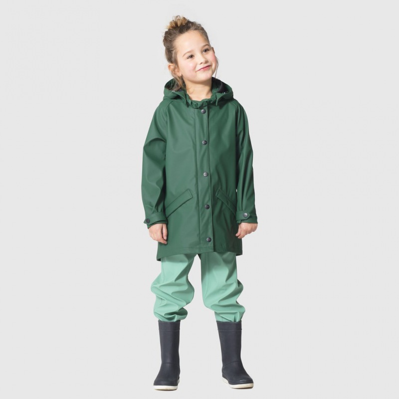  GOSOAKY 4 in 1 Raincoat PIG´S TALE, Trekking Green