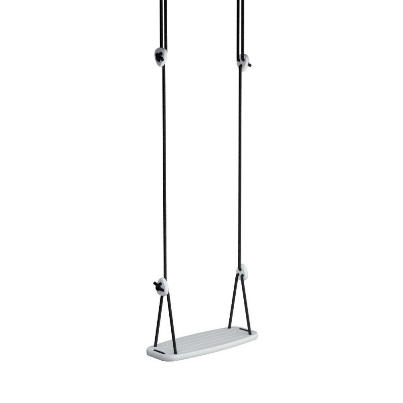  lillagunga Schaukel GRAND White Birch - Black Ropes