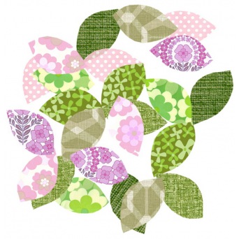  Inke Wanddeko Baum aus original Vintage-Tapeten 