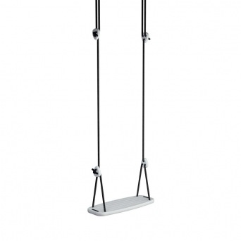  lillagunga Schaukel GRAND White Birch - Black Ropes