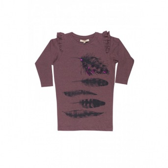  Soft Gallery - LILA Petit Plumes Kleid
