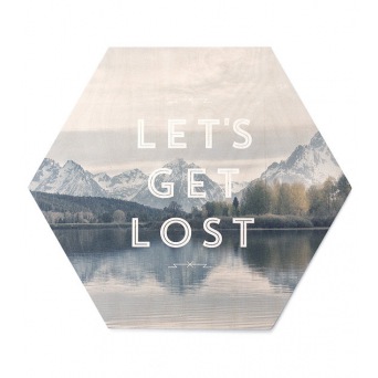  Faunascape Plywood Print LOST HEXAGON von WhatWeDo